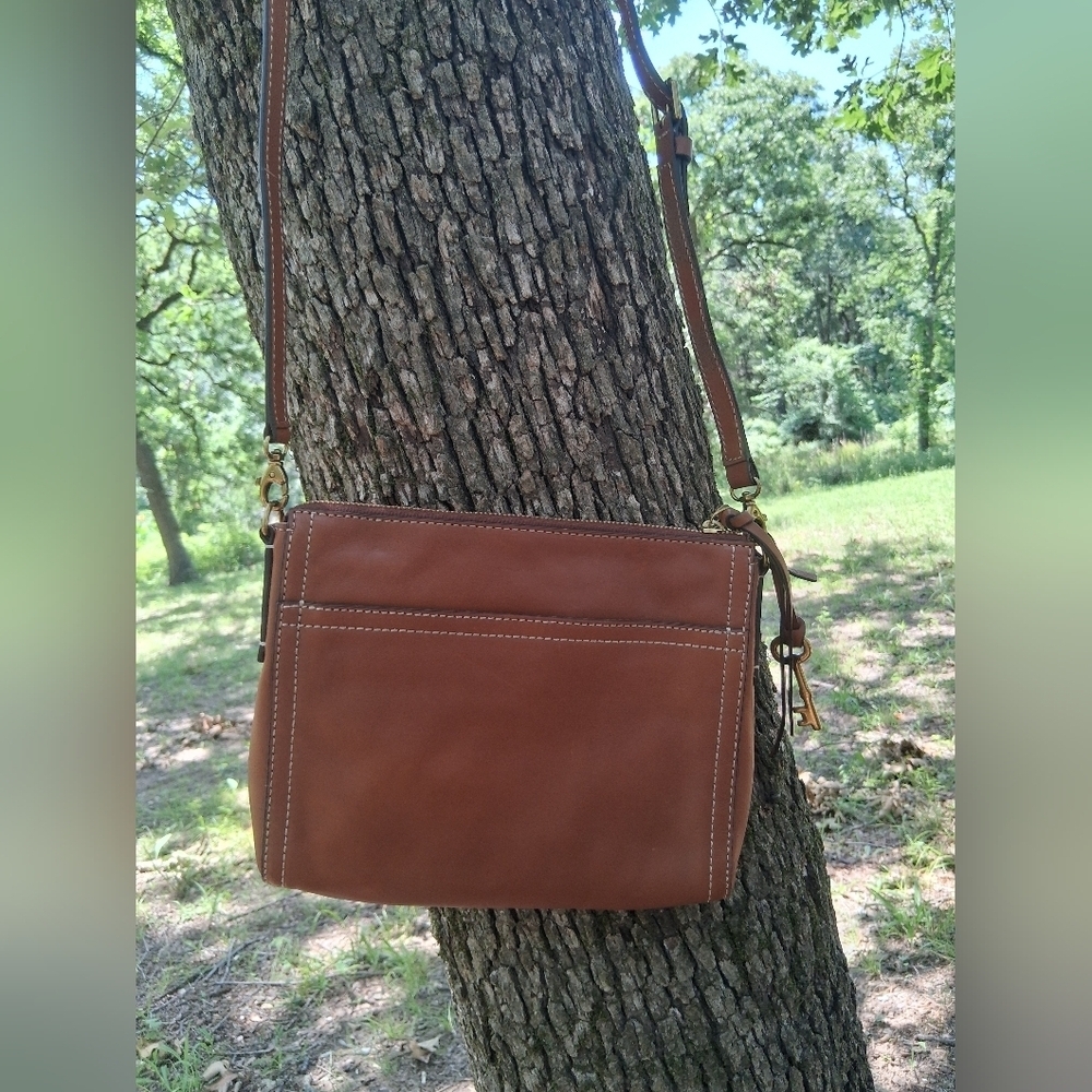 Fossil Brown Crossbody Bag